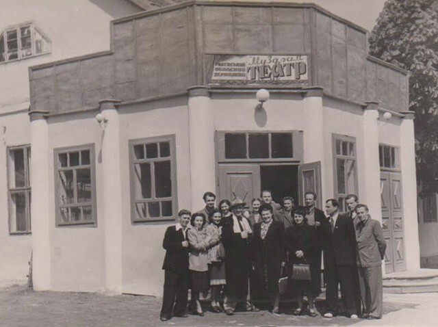 Будинок культури будівельників. 1955 рік